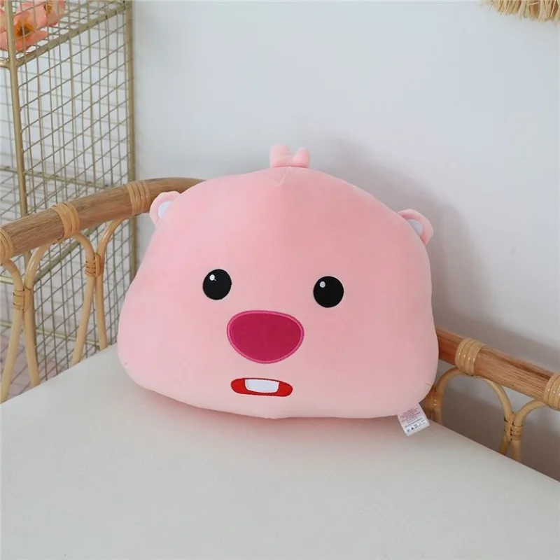 Loopy Anime Peripheral Kawaii Cute Girl Heart Sofa Pillow Children's Sleeping Toy Car Cushion Seat Belt Shoulder Guard Girl Gift