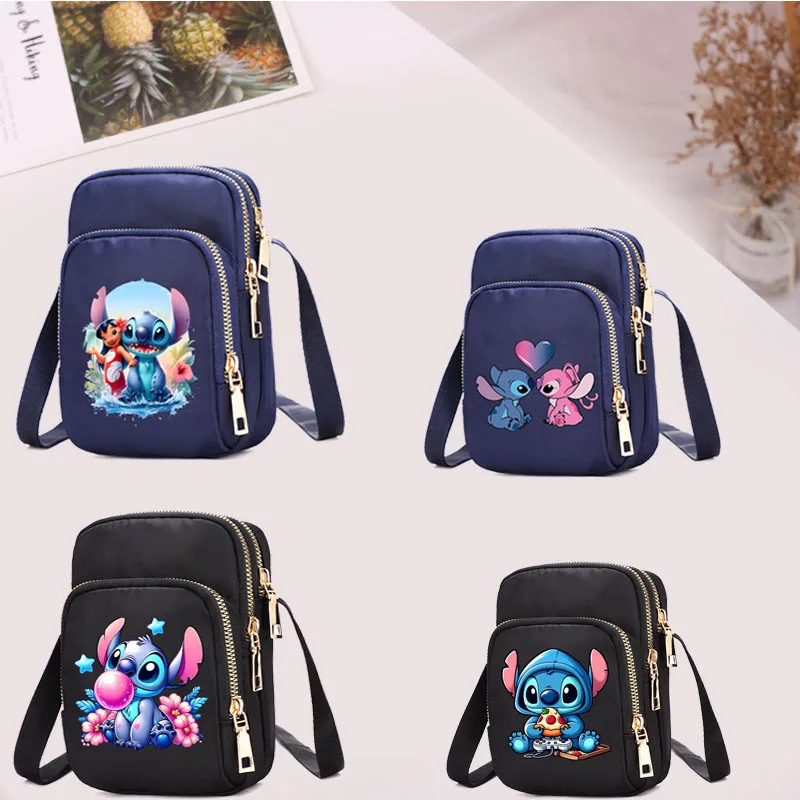 

Cartoon Lilo & Stitch Women's Shoulder Bag New Ins Popular Handbag Girls Cute Handbags Casual Bags Crossbody Bag 2024