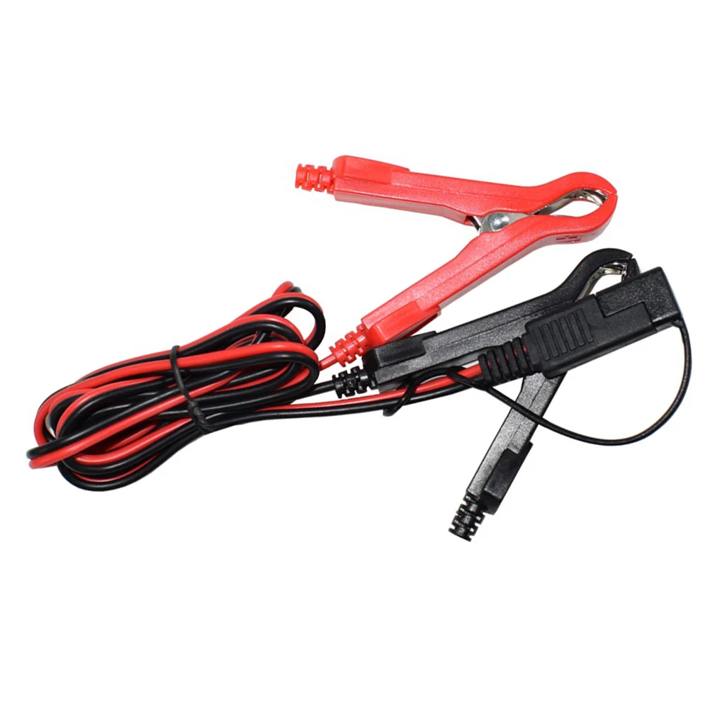 Adattatore professionale da 100 cm Sae a coccodrillo 12V 10a 18awg Cavo di alimentazione solare LED Sae a coccodrillo Adattatore