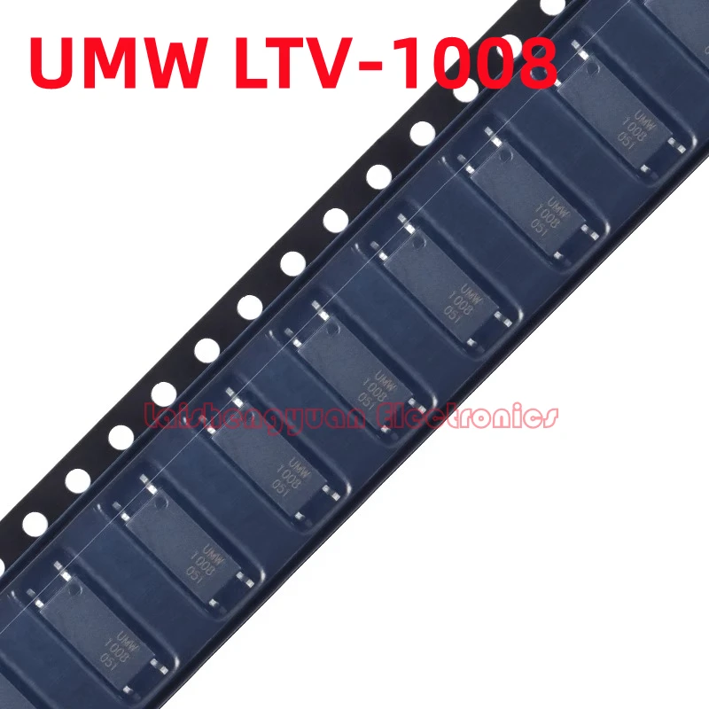 20PCS Original genuine SMT UMW LTV-1008 LSOP-4 DC input phototransistor coupler chip, brand new chip