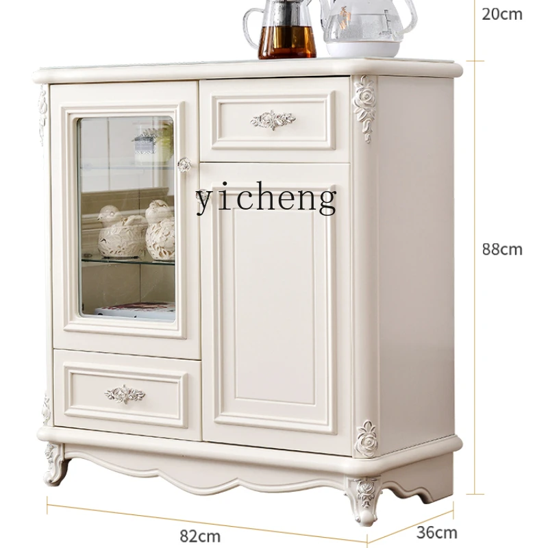 

Tqh Living Room Tea Bar Machine with Intelligent Voice Automatic Water Dispenser Refrigeration Hot Sideboard Cabinet