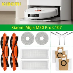 Akcesoria do Xiaomi Mijia M30 Pro C107 części zamienne do mopa ściereczka do worka na kurz Hepa filtr szczotka główna