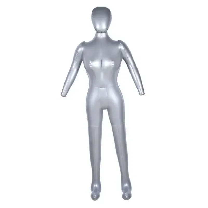 Space Saving Inflatable Full Body Mannequin PVC Torso for Underwear Display 165cm Height 88cm Bust 64cm Waist 85cm Hips