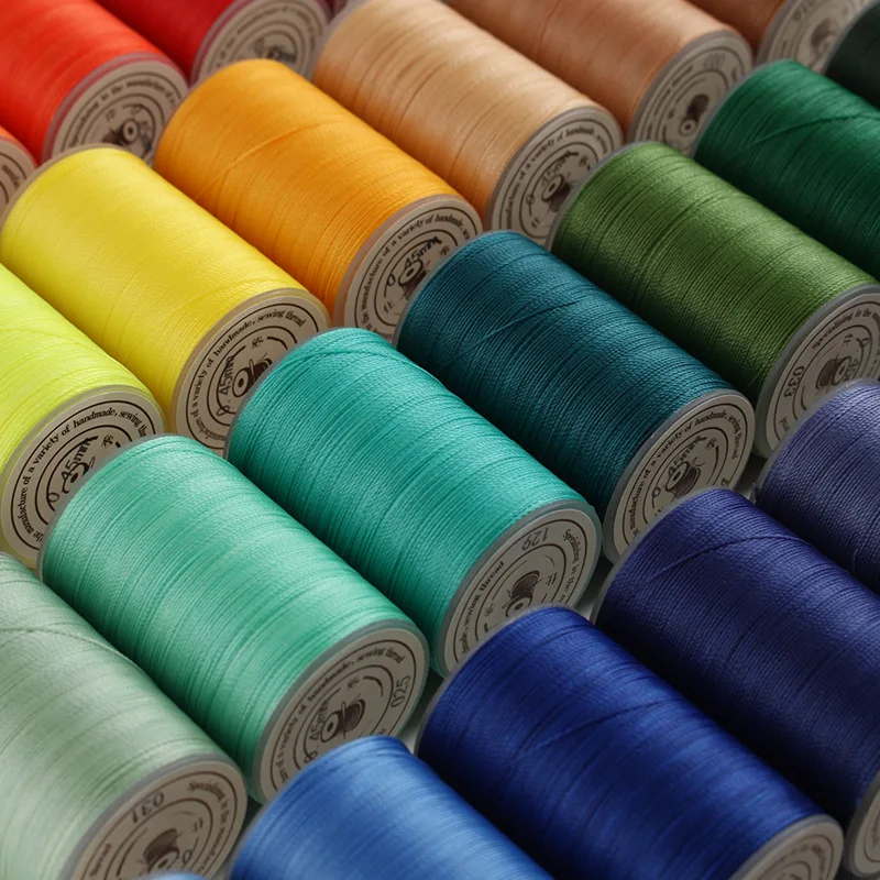 0.45mm 80m Wax Thread Sewing Threads For Leather Craft Braided Bracelet DIY Accessories Polyester Cord Sewing Round Waxed Thread