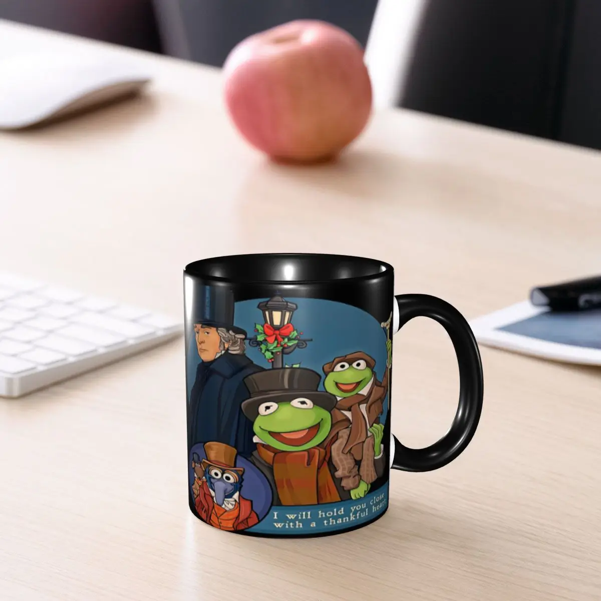I Will Hold You Close With A Thankful Heart Muppet Christmas Carol Mug Ceramic Coffee Cups Tea Mugs Milk Cup Drinkware Gift