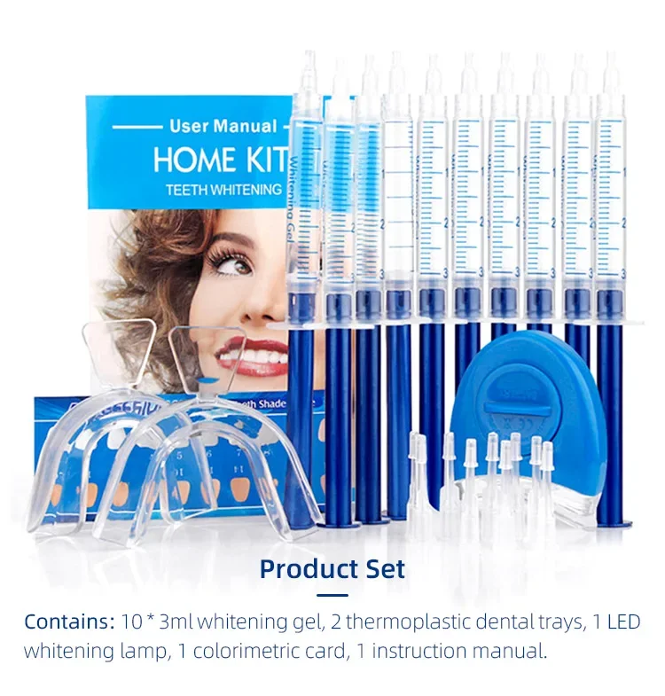 Dente peróxida dental branqueamento Kit, Kits Zahn-Gel, Aufhellung 1