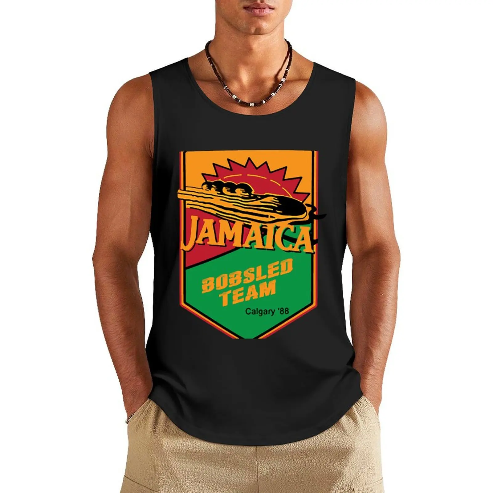 Jamaican Bobsled Team Cool Runnings Classic Tank Top cool things sleeveless shirts Man summer clothes Men's gym