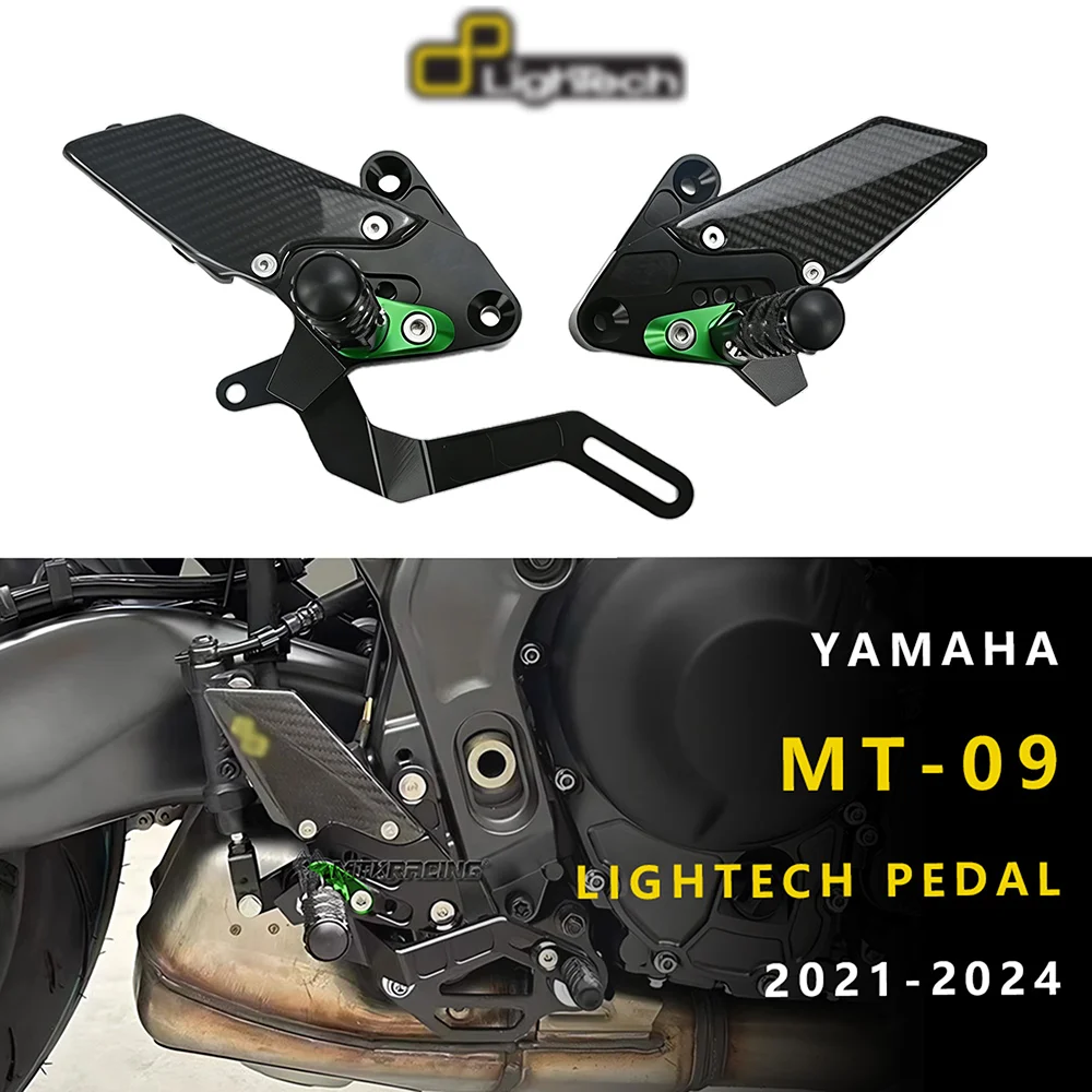 MTKRACING PARTI Per YAMAHA MT-09 MT09 21-24 Set Posteriori Aumentare Pedale Pedane Posteriori Regolabili Leva Del Cambio Kit Freno
