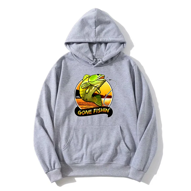 GONE FISHINN' BIG BASS BONANZA Design-Pokie Designs هوديي أنيمي Stuff Animal Prinfor Boys الأزرق الأرشيف هودي موضة البلوز