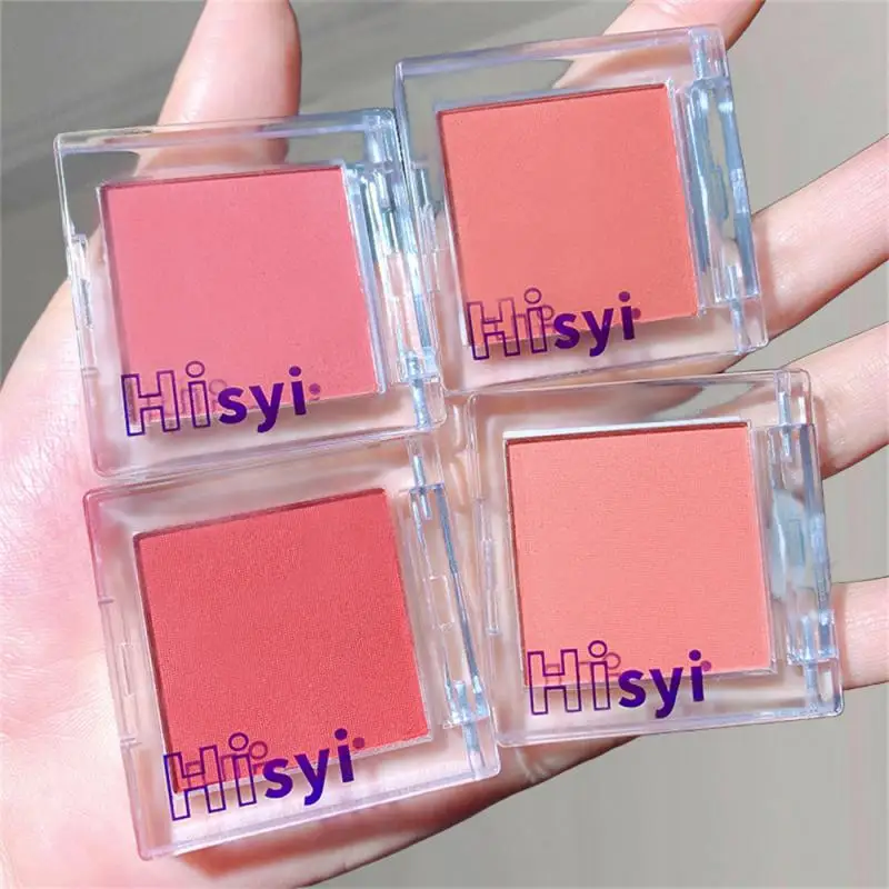 Natuurlijke Wangtint Blush Palet Waterdicht Gezicht Blusher Gezicht Contouren Zachte Wang Rouge Vrouwelijke Make-Up Fleuren Gezicht 1 Stuks Mat