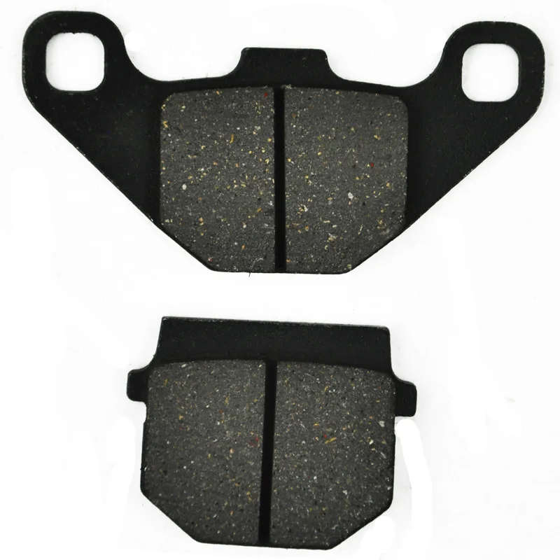 LOPOR Motorcycle Brake Pads Front&Rear For PEUGEOT Speedfight 50 1/2 Air Cooled/L CRear Drum Models - Heng Tong Calipers 97-08