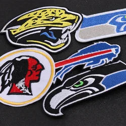 Punk Eagle Leopard Badges Embroidery Patches Applique Ironing Clothing Sewing Supplies Decorative