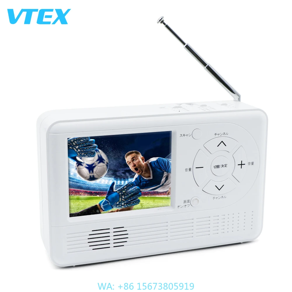 

New 2021 Wholesale 3.2 Inch One Seg Mini Led Tv in Car With Radio Dvd Digital Small Portable Flat Screen Tv Pocket Tv Mini