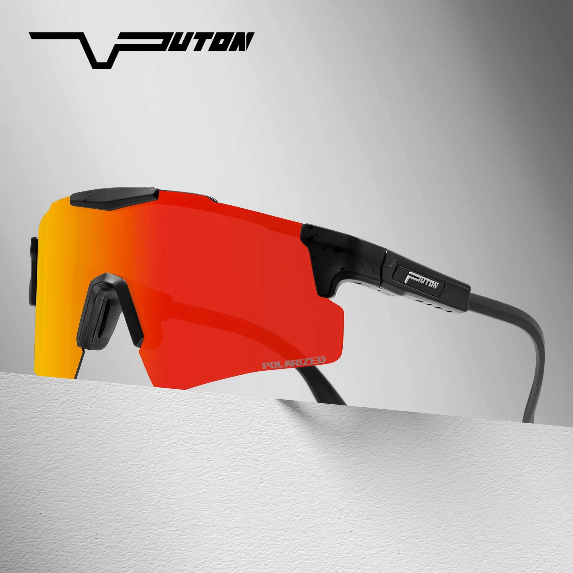 AliExpress PUTON Polarized Fishing Sunglasses Fashion Outdoor Running Sunglasses MTB Road Bike Glasses Sports Hiking Drive Bicycle Glasses