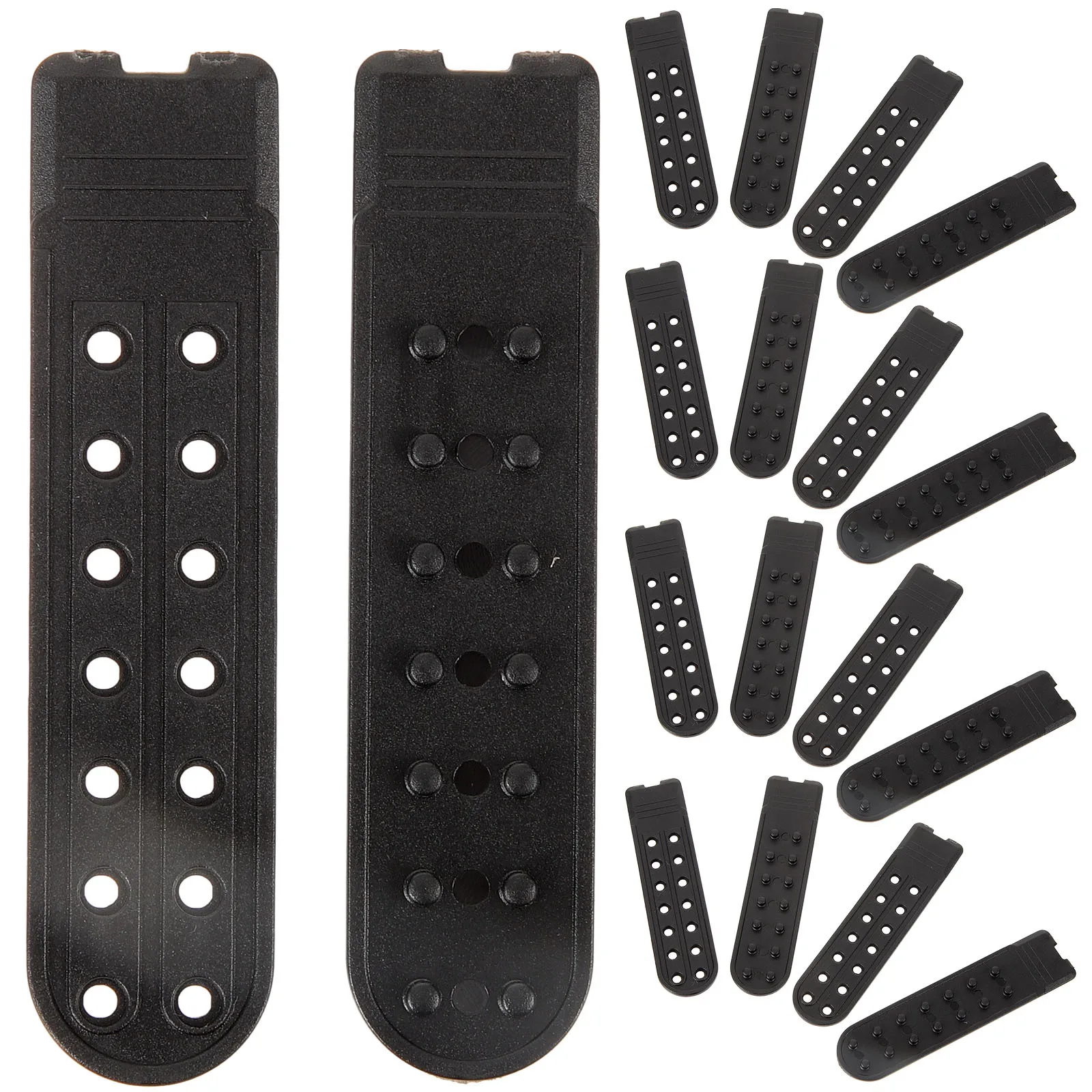 10Pairs Adjustable Plastic Hat Extender Snapbacks Portable Replaceable Cap Extenders Adjustable Hat Bands Cap Accessory