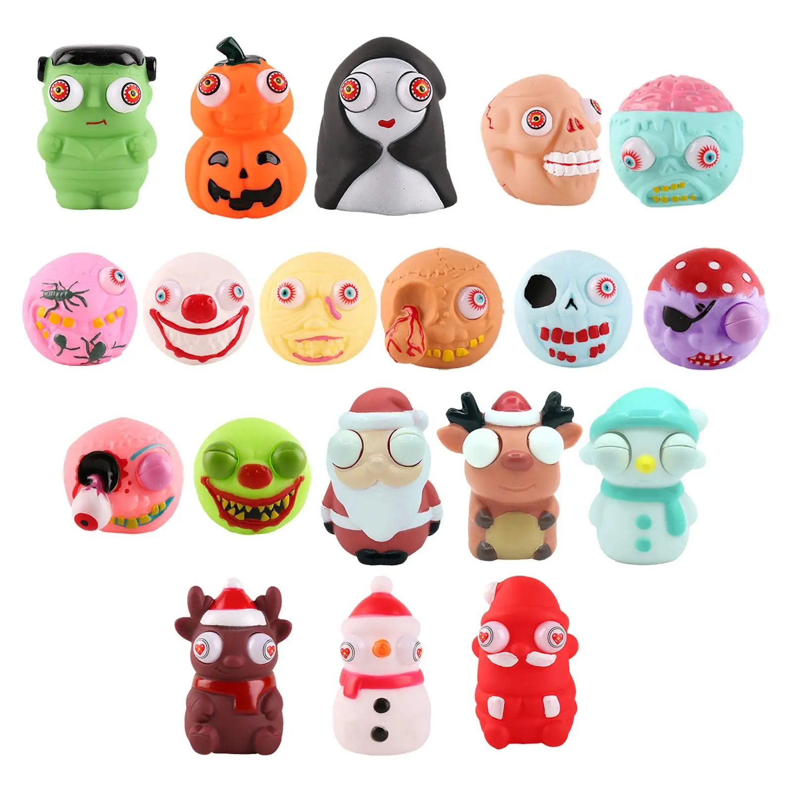 Burst Out Eyes Squeezy Toy Birthday Perceptual Toy Adults Halloween Decor