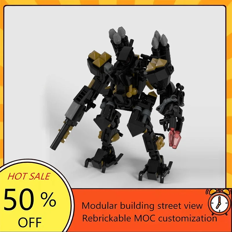 

Набор из 247 деталей: Популярная модель космического боевого робота из фильма «Звездные войны», конструктор MOC, модульные технологичные блоки, подарок на праздник, игрушка для сборки, детский набор