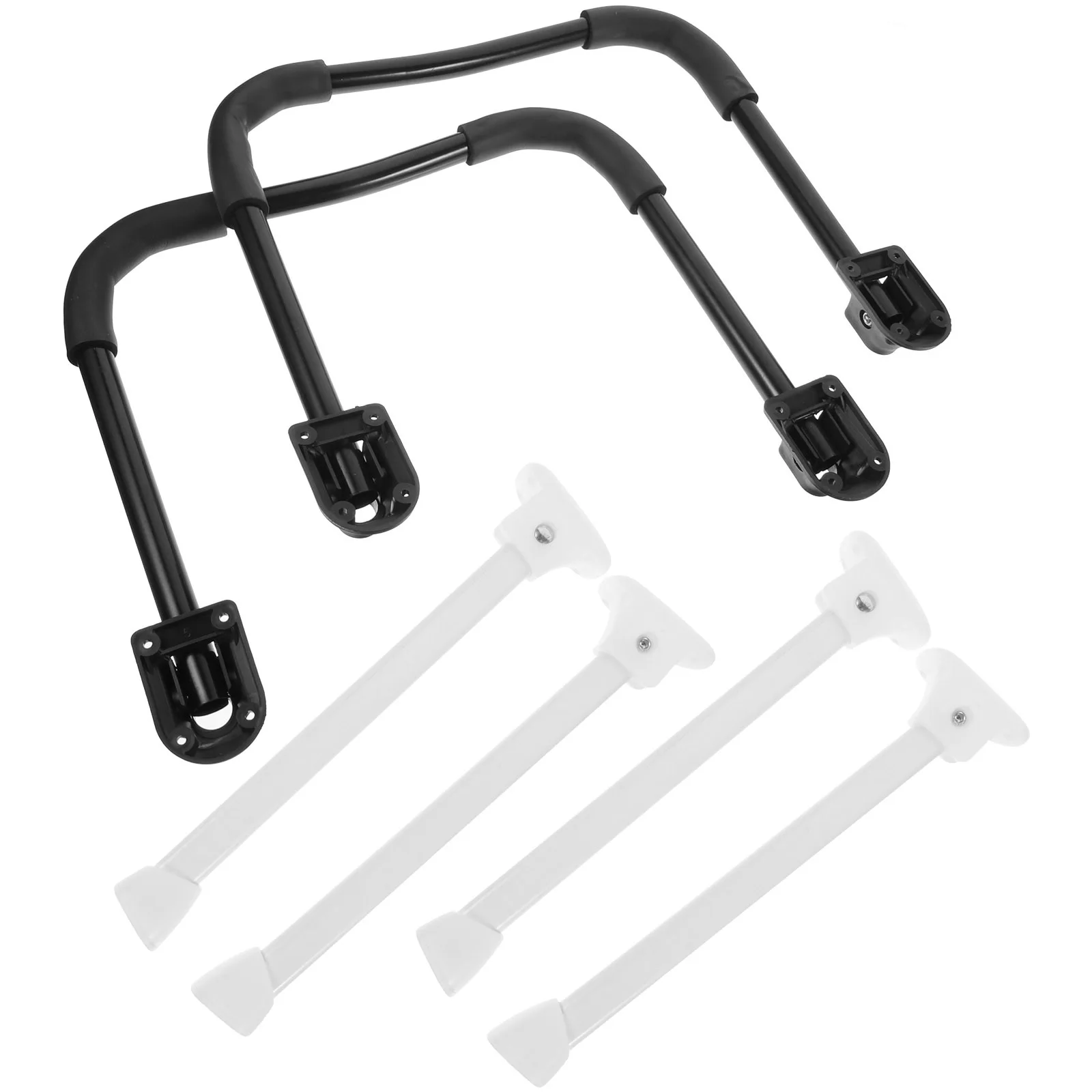 

1 Set Of Folding Table Legs Metal U Shape Foldable Furniture Legs For Study Desk Laptop Table Heavy Duty Brackets Diy Black