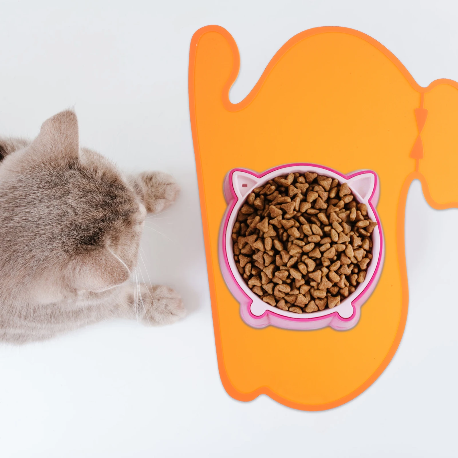 

Silicone Placemat Food Mat Dog Feeding Waterproof Anti Slip Durable Eco Friendly Placemat Supplies