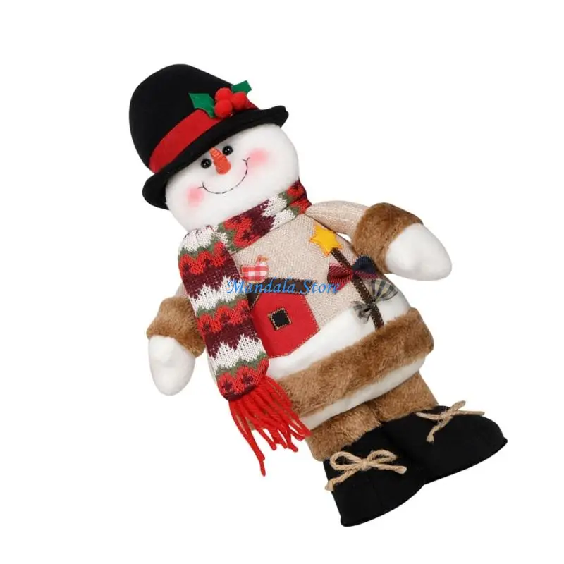 

U2JC Family Friendly Plastic Snowman Reindeer Holiday Decoration Interactive Gift For Christmas Display