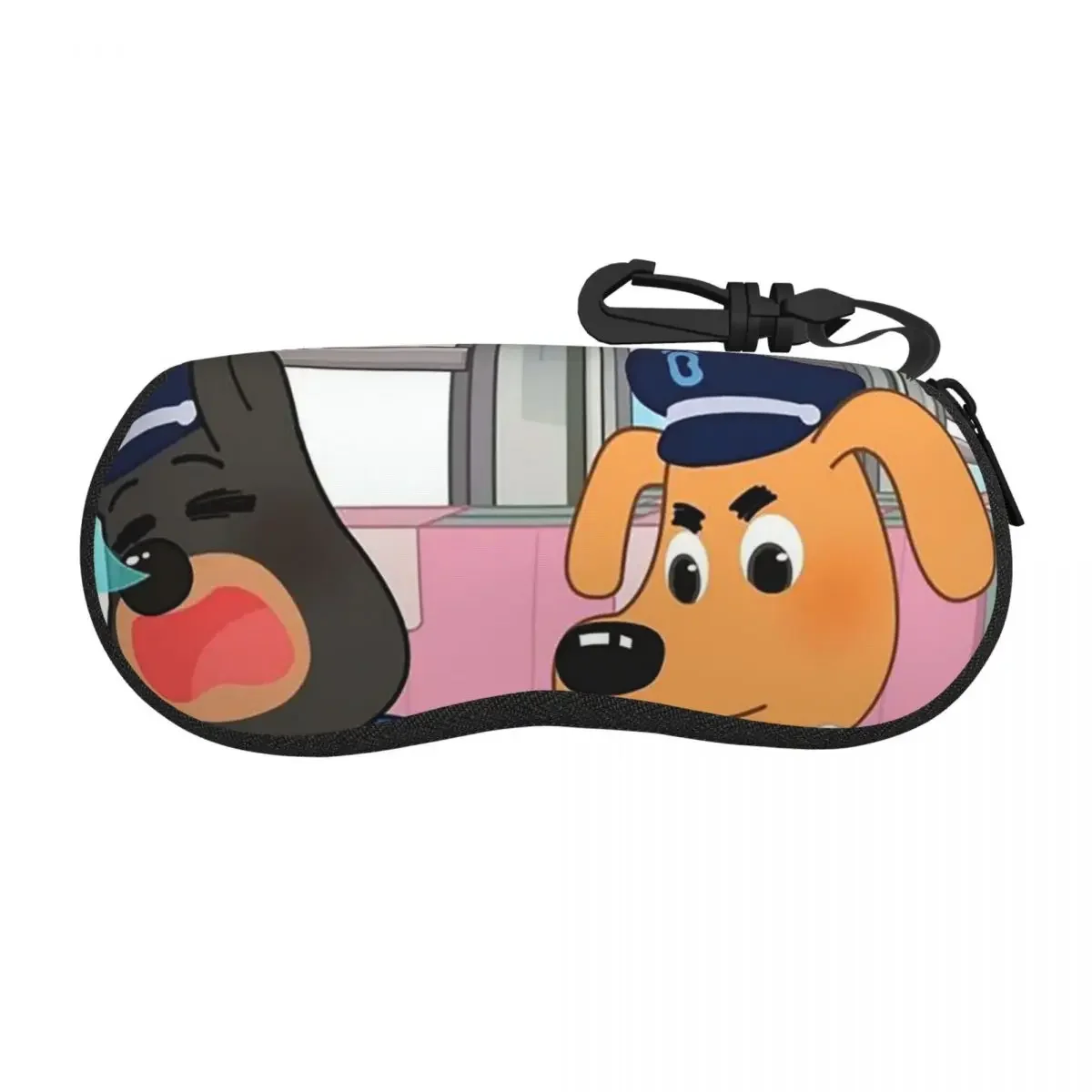 They're So Old Married Couple Coded Sheriff Labrador Shell Glasses Case Protective Sunglasses Box Women Men Eyeglasses Bag Pouch