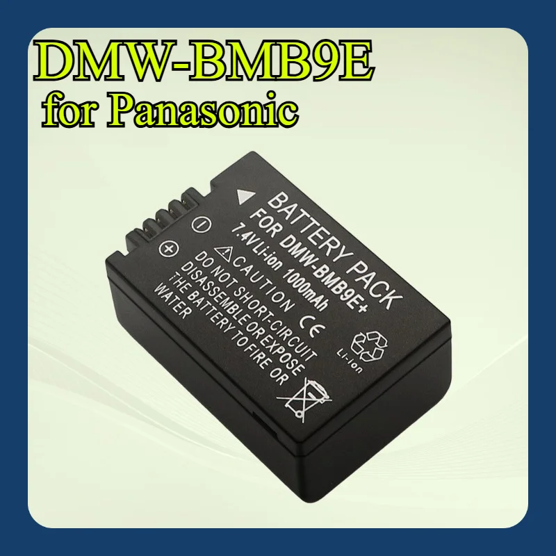 1000 mAh DMW-BMB9E/BMB9 Akku für Panasonic Lumix FZ40 Digitalkamera – halb dekodierter wiederaufladbarer Li-Ionen-Ersatz