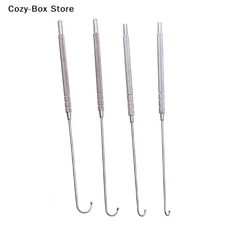 [ZY]Pet Spay Snook Hook Animal Ovaries Removal Hook Vet Ovariectomy Dogs Cats Surgical Instruments Ball Type 6mm 8mm 10mm 12mm