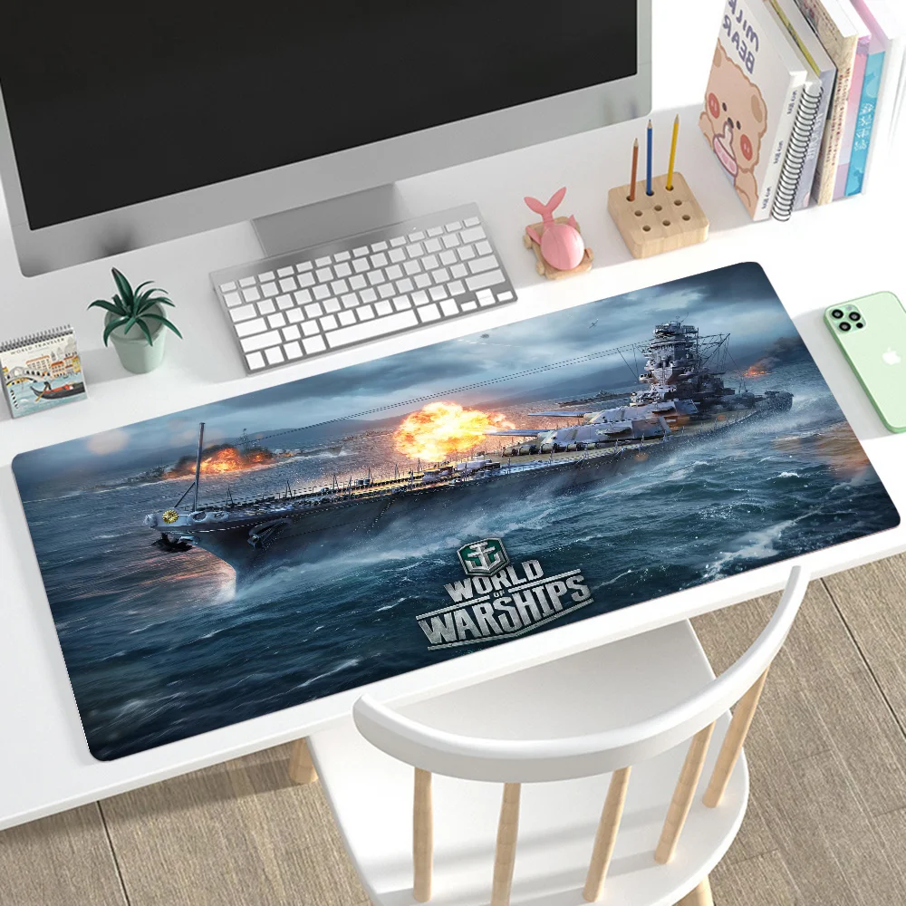 

World Of Warships Mousepad Mouse Mat Desk Mat With Pad Gaming Accessories Prime Gaming XXL Keyboard Pad Padding Mat