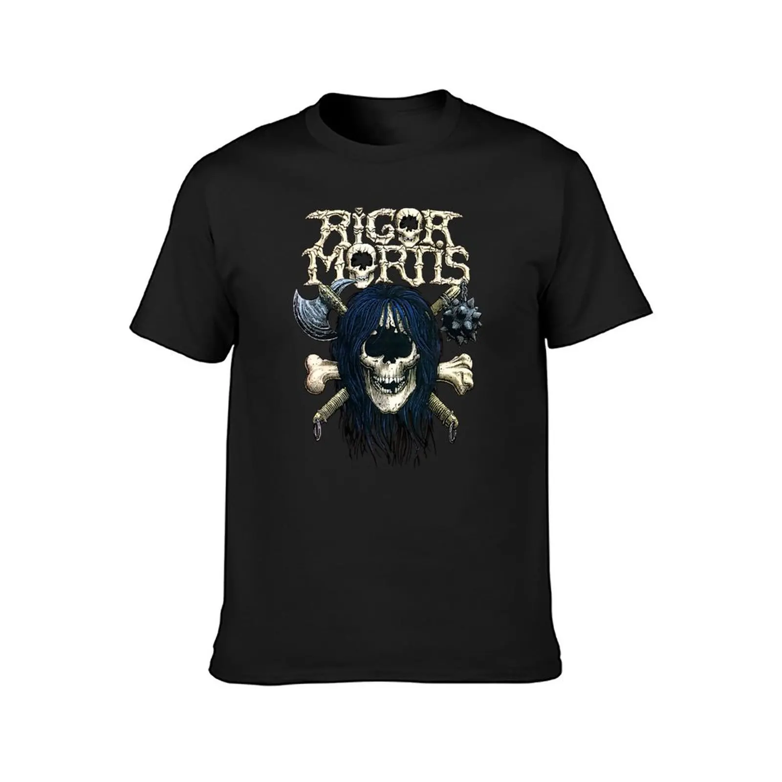 Rigor Mortis T-Shirt summer top hippie clothes heavyweight t shirts for men