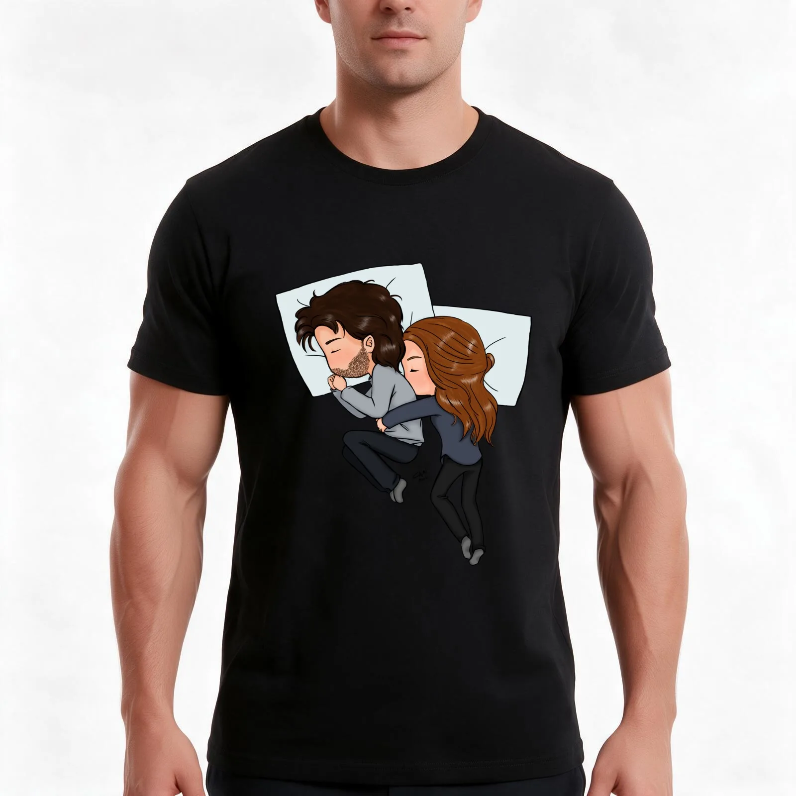 the little spoon T-Shirt, Summer Casual Cotton Tee, Oversized Streetwear Tops, Vintage Graphic Print, Loose Fit Short Sleeve