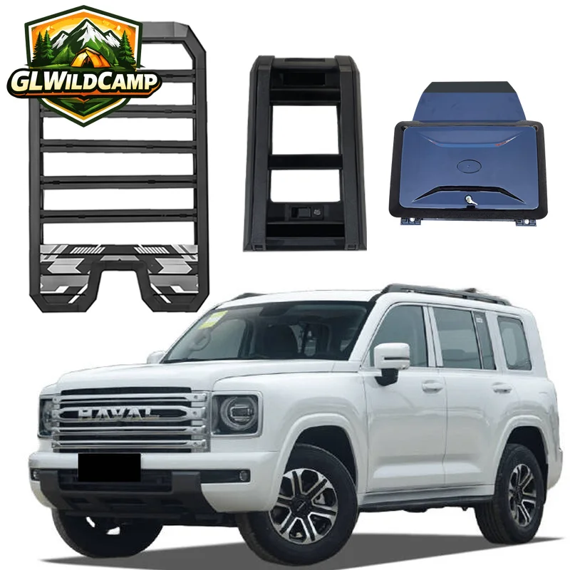 HIGH QUALITY CAR Accessories ROOF RACK ROOF PLATFORM SIDE LADDER Side Box for Haval H9 2024+