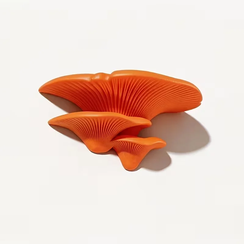 Cute Mushroom-Shaped Three-Tier Floating Wall Shelf Eco-Friendly Space-Saving Wall Display Rack for Living Room Bedroom