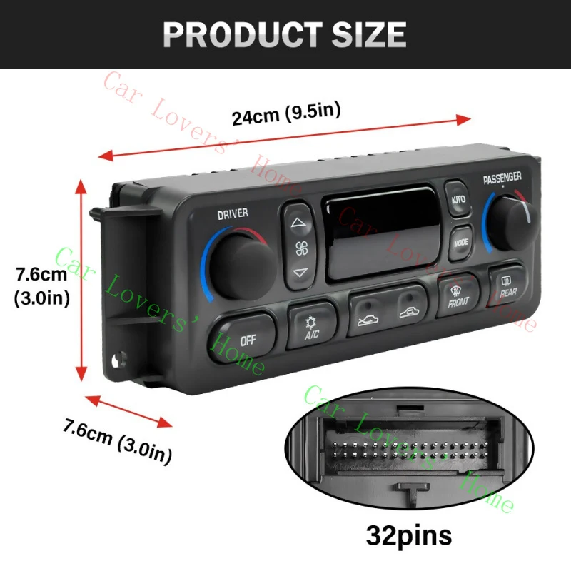 

A+ A/C Climate Heat Control Module Switch HVAC for C5 Corvette 1997-2004 09352181
