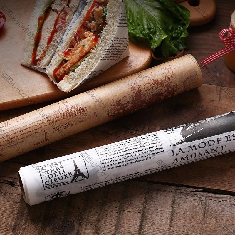 Suitable for Oil Paper Baking Oil-proofPaper White Printing OilPaper PadPaper Anti-stick and High Temperature Resistant Silicone