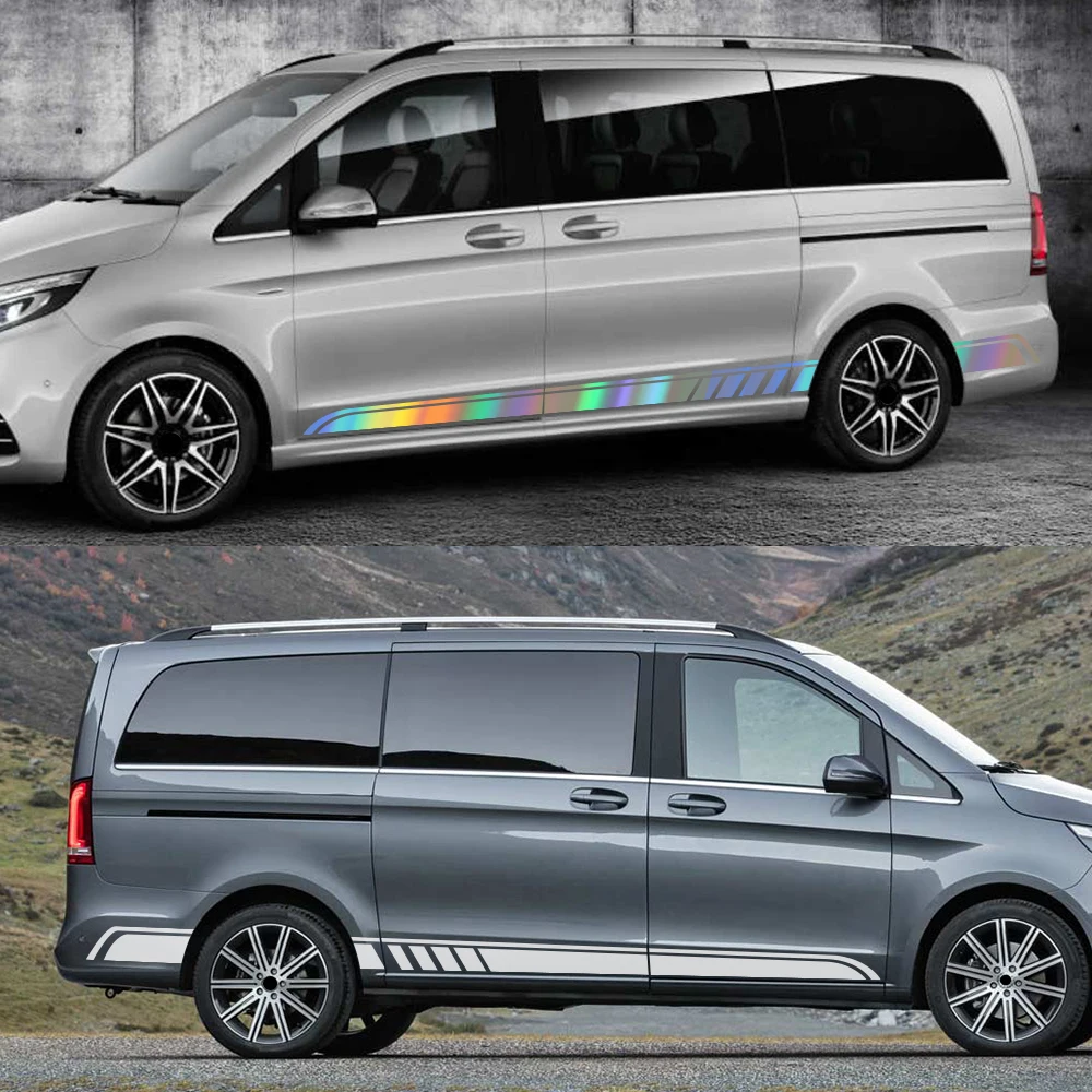 For Mercedes Benz Vito W447 Viano V260 2PCS Car Door Side Long 