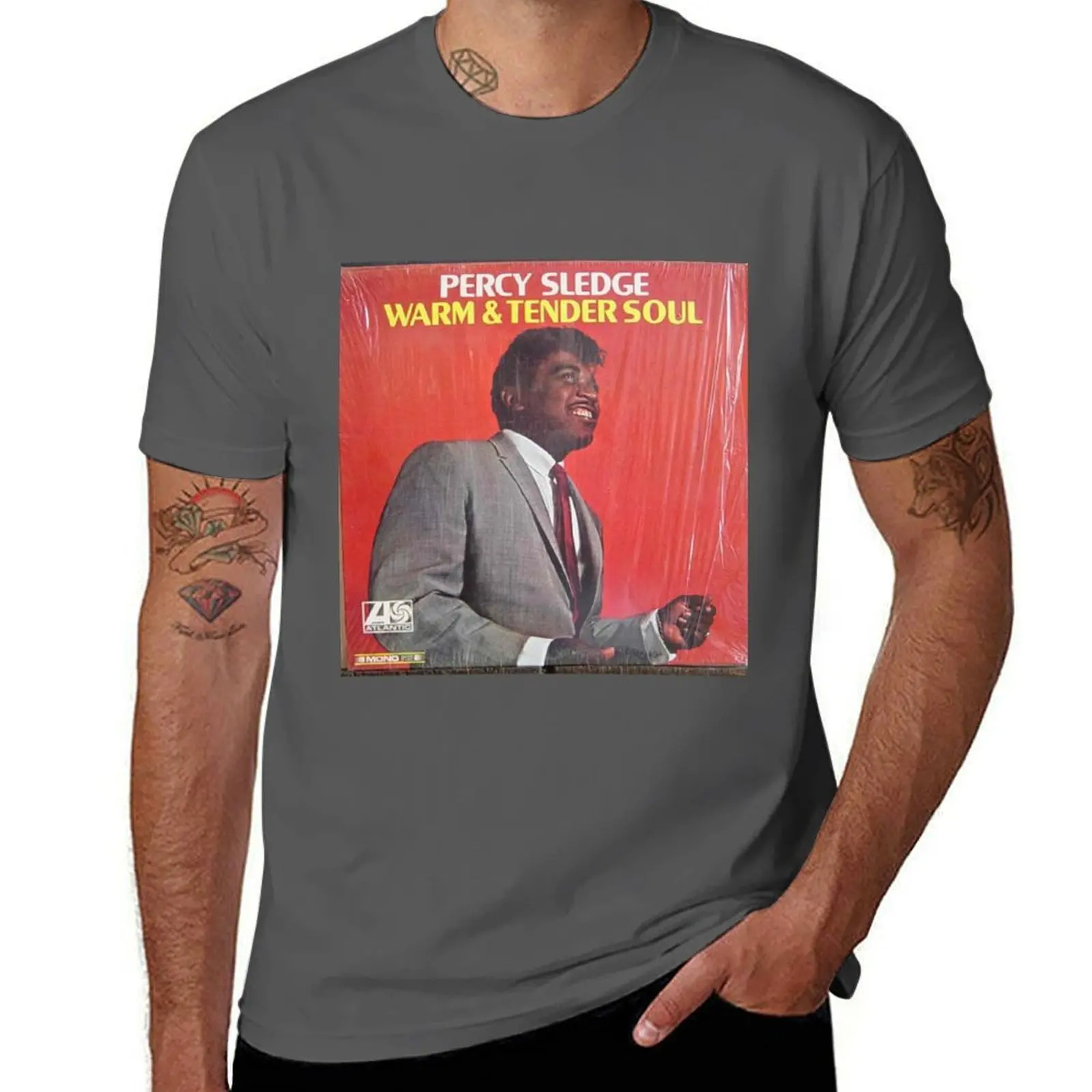 

Percy Sledge, Warm & Tender Soul 1966 lp T-Shirt t shirt for man 100 percent cotton anime t shirts for man T-Shirt