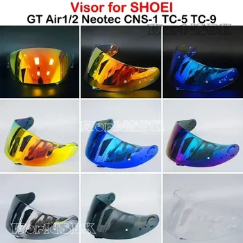 Motosiklet Kask Visor Lens Tam Yüz Kalkanı Lens Kılıfı SHOEI GT-Air Gt Air2 Neotec CNS-1 CNS1 TC-5 Visor Shield