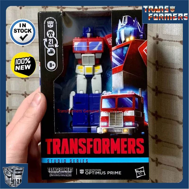 

In stock Transformer Optimus Prime toys Assembling model Collect figures birthday gift promotional items studio Ornaments Series