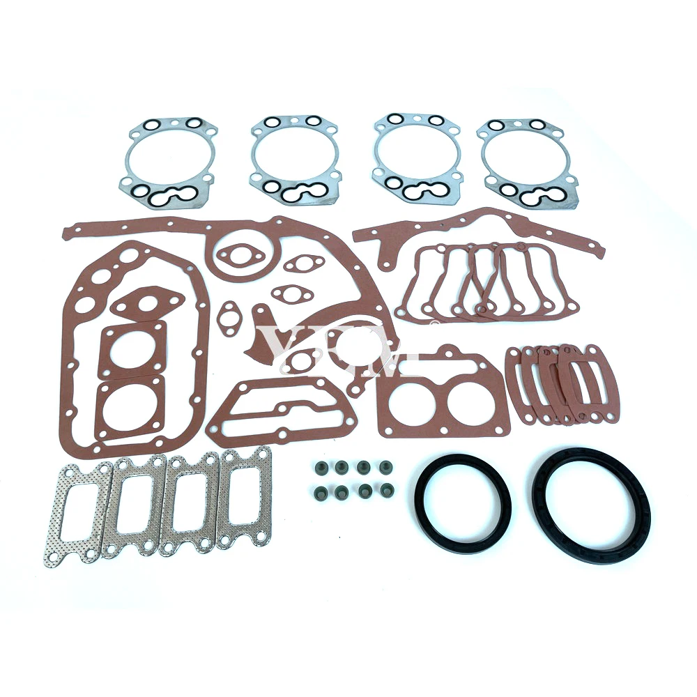 For Liebherr engine parts R934B Full Gasket Set With head gasket