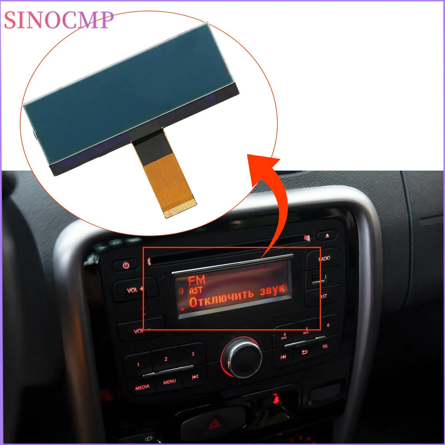 

ЖК-экран для Renault Duster Captur Logan Pulse Symbol, автомобильный радиоприемник, стерео панель AGC-1220RF-A AGC-0060RF-A, автозапчасти