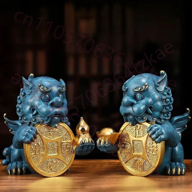 

Медный талисман Фэн-шуй Пи Сю Чжао Цай: милый декоративный оберег для подарков