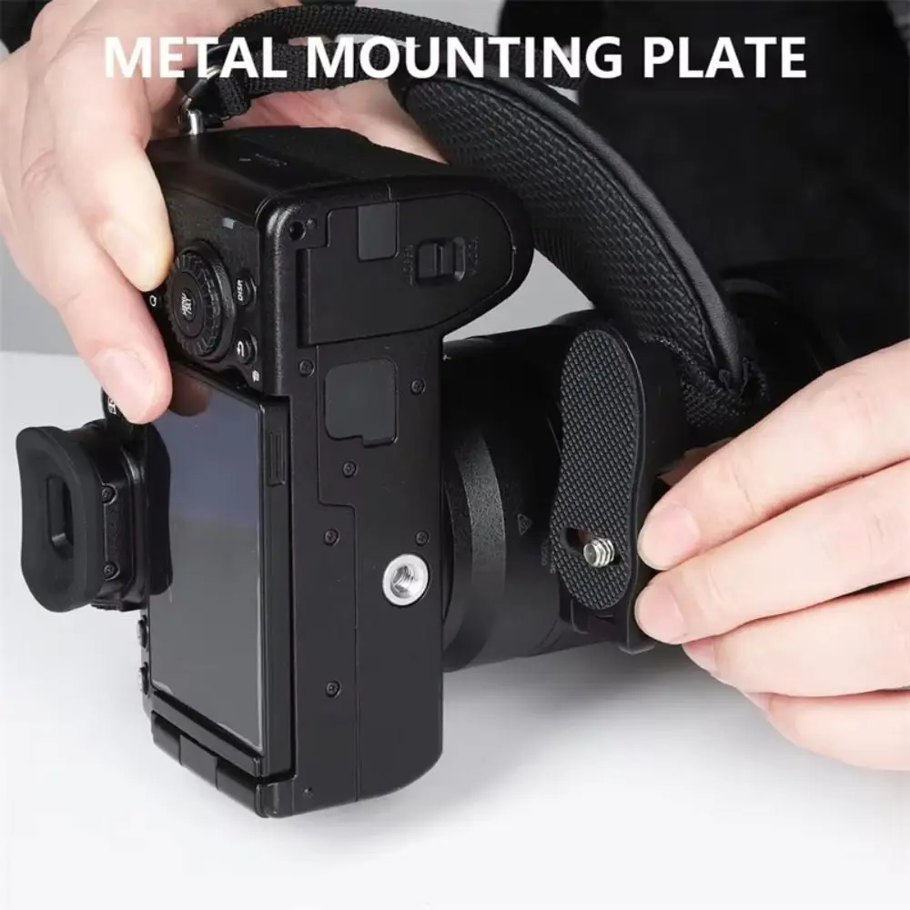 Adjustable Length Camera Hand Strap Anti-Fall Feature Safety Buckle Camera Grip Strap Padded Design for Nikon/Sony/Canon