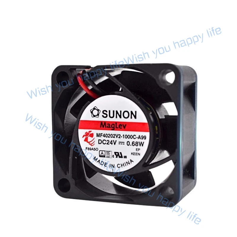 L... New for MF40202V2-1000C-A99 4020 DC 24V 0.68W 40*40*20mm 2-Wire Server Cooling Fan
