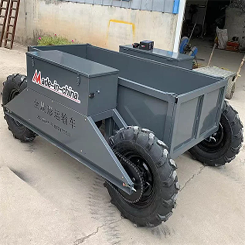 【2026】مركبة تسلق النقل الزراعي بجهاز التحكم عن بعد لجميع التضاريس، أداة نقل بأربع عجلات