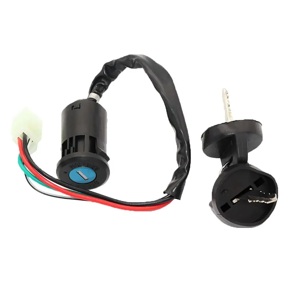 INTERRUPTOR DE ENCENDIDO DE CHAVE Mini ATV POCKET DIRT Chopper Pit BIKE 4 FILOS