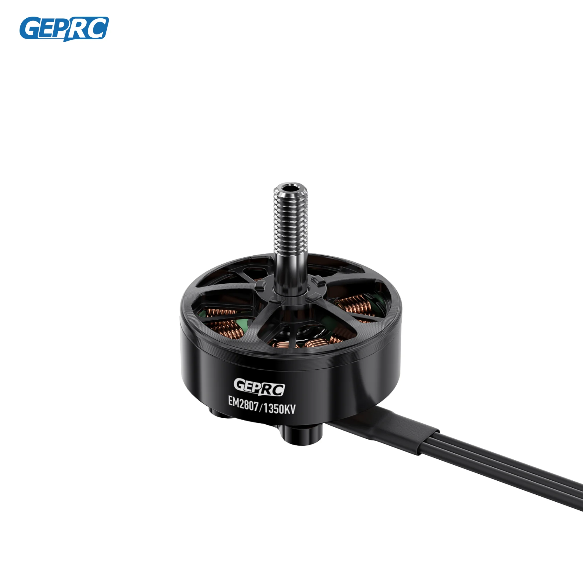 

Двигатель GEPRC EM2807 1350KV бесщеточный черный с 6/7/8 Inch RC FPV гоночный Дрон Мультикоптер аксессуары