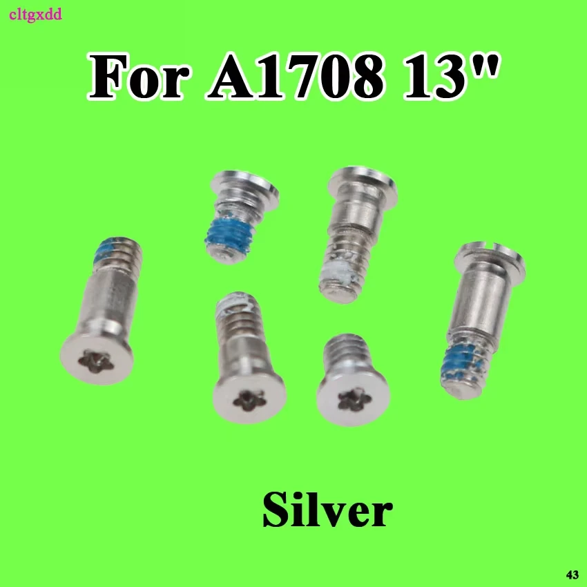 1 Set 13" 15" 17" Laptop-Unterabdeckung Reparatur-Schrauben-Kit Kompatibel mit A1278 A1465 A1398 A1369 A1502 A1706 A1707 A1708 A12 – Detail 2
