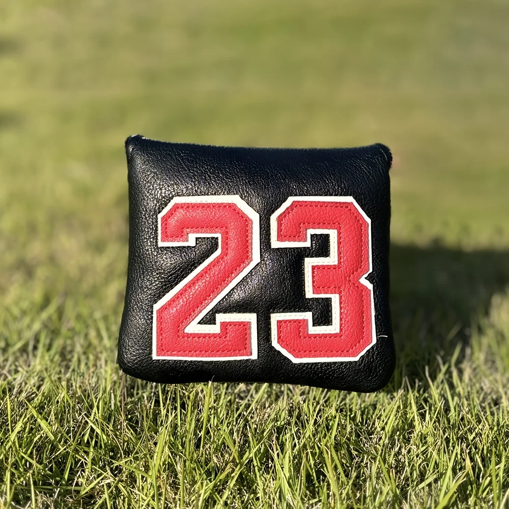 Goat No. 23 Pattern PU Putter Cover With Magnetic Closure, Waterproof Wear-resistant And Durable Putter Cover, Golf Accessories