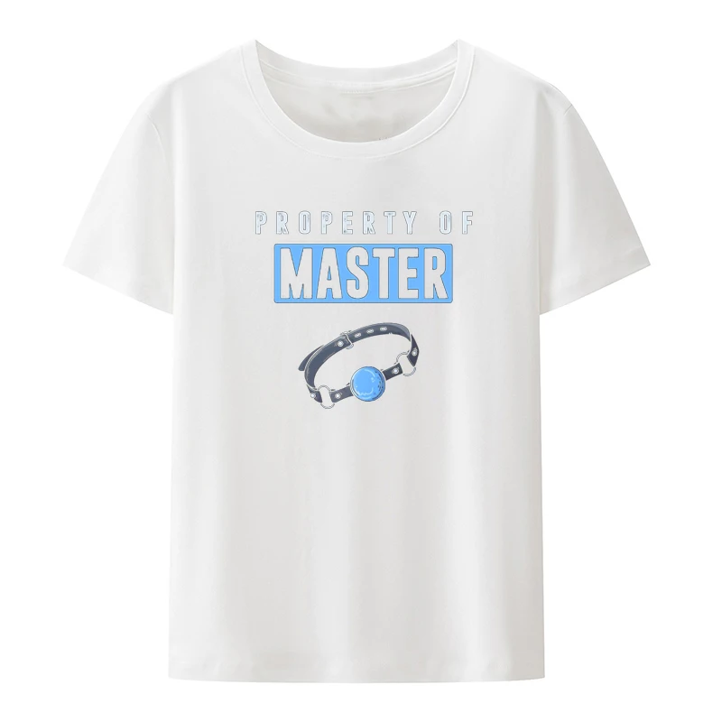 Master BDSM Funny Graphic Tshirts Bdsm Print Top Tee Creative Leisure Men Clothing Breathable Cool Short-sleev Novelty Tees Tops