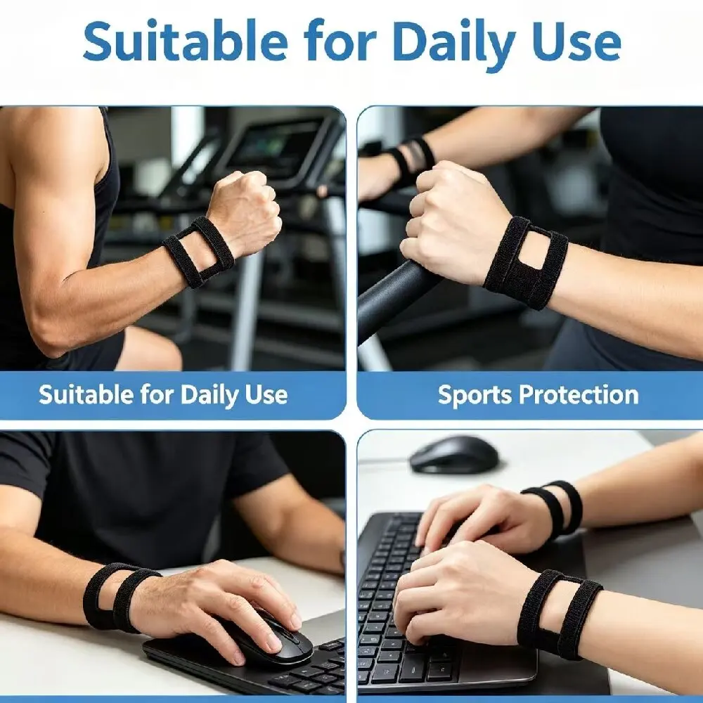 Adjustable Yoga Fitness Wrist Band, Comfortable Wrist Support Band For Sprain Prevention, Joint Protection And Pain Relief
